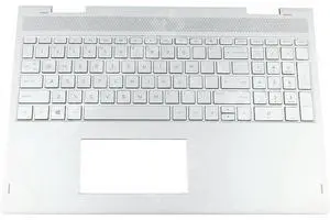 For Envy X360 15-BP Backlit Palmrest Cover Top Keyboard Silver 934640-001 For Envy X360 15-BP Backlit Palmrest Cover Top Keyboard Silver 934640-001