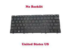 NO Backlit Keyboard For CLEVO L140CU L141CU L140PU L140MU L141MU L141PU English NO Backlit Keyboard For CLEVO L140CU L141CU L140PU L140MU L141MU L141PU English