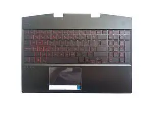 Palmrest Top Case Backlit US Keyboard No Touchpad For Omen 15-DH 15.6 Red Palmrest Top Case Backlit US Keyboard No Touchpad For Omen 15-DH 15.6 Red