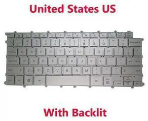English Backlit Keyboard For SG-A4920-XUA SN8000B2 AEW74230222 United States English Backlit Keyboard For SG-A4920-XUA SN8000B2 AEW74230222 United States