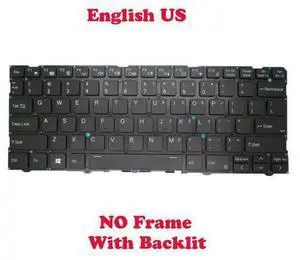 Backlit Keyboard For CLEVO L140CU L141CU L140MU L141MU English US NO Frame Backlit Keyboard For CLEVO L140CU L141CU L140MU L141MU English US NO Frame