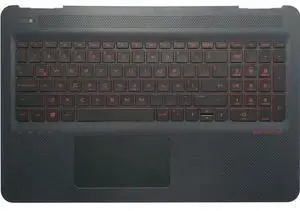 Laptop Keyboard Compatible for Omen 15-AX033DX 15-AX016TX 859735-161 859735-001 US Palmrest Upper Cover Case Shell Backlit Laptop Keyboard Compatible for Omen 15-AX033DX 15-AX016TX 859735-161 859735-001 US Palmrest Upper Cover Case Shell Backlit