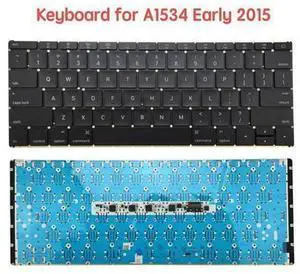 US Layout Keyboard for MacBook 12" Retina A1534 MF855LL/A 2015 MF865LL/A US Layout Keyboard for MacBook 12" Retina A1534 MF855LL/A 2015 MF865LL/A