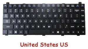 NO Backlit US Keyboard For Getac NK5101-01100C-00/D 531129000029 English Black NO Backlit US Keyboard For Getac NK5101-01100C-00/D 531129000029 English Black