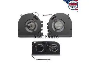 Gpu and Cpu cooling fan for Blade Pro 17 RZ09-0287 RZ09-0314 RZ09-0329 Gpu and Cpu cooling fan for Blade Pro 17 RZ09-0287 RZ09-0314 RZ09-0329