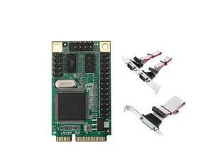 FOR MiniPCIE Two Series and One Parallel RS232 Serial Port COM Port LPT Printer DB9 Pin DB25 Pin Independent Power Supply FOR MiniPCIE Two Series and One Parallel RS232 Serial Port COM Port LPT Printer DB9 Pin DB25 Pin Independent Power Supply