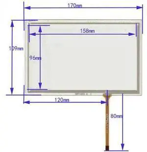 Applicable to XWT1055 4-wire 170mm*109mm glass panel touch screen Applicable to XWT1055 4-wire 170mm*109mm glass panel touch screen