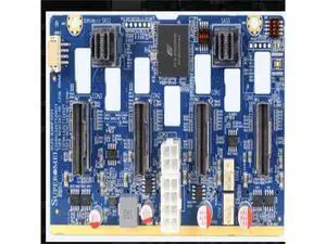 Bay 2.5" backplane 8/SAS/SATA with 4x8654-8I and 2x8643 for 2U 25-bay server chassis Bay 2.5" backplane 8/SAS/SATA with 4x8654-8I and 2x8643 for 2U 25-bay server chassis