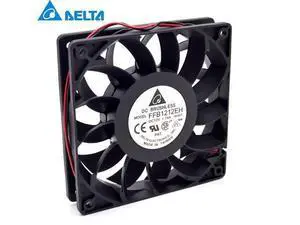 Delta FFB1212EH 12V 1.74A 12CM 12025 dual ball bearing cooling fan violence 120*120*25mm Delta FFB1212EH 12V 1.74A 12CM 12025 dual ball bearing cooling fan violence 120*120*25mm