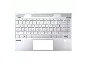 Top Palmrest Case US Keyboard L53415-001 TPN-W144 Silver For Envy X360 13-AQ Top Palmrest Case US Keyboard L53415-001 TPN-W144 Silver For Envy X360 13-AQ