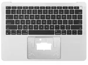 Silver Cover Top Case Palmrest US Keyboard For MacBook Air 13" M1 A2337 2020 Silver Cover Top Case Palmrest US Keyboard For MacBook Air 13" M1 A2337 2020