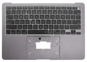 US Keyboard For MacBook Air 13" M1 A2337 2020 Palmrest Space Gray Top case US Keyboard For MacBook Air 13" M1 A2337 2020 Palmrest Space Gray Top case