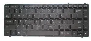 Laptop Keyboard For Getac V138418CS1 V0US-RO 531087680002 English Black Frame Laptop Keyboard For Getac V138418CS1 V0US-RO 531087680002 English Black Frame
