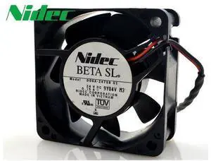 Nidec D06A-24TS8 01 24V 0.15A 6CM 60*60*25MM 6025 2-wire dual ball bearing ultra-quiet cooling fan Nidec D06A-24TS8 01 24V 0.15A 6CM 60*60*25MM 6025 2-wire dual ball bearing ultra-quiet cooling fan
