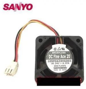 Cooling fan 109P0424H6D03 4020 24V 0.07A 4CM 3-wire fan 10pcs/lot Cooling fan 109P0424H6D03 4020 24V 0.07A 4CM 3-wire fan 10pcs/lot