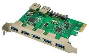 Pci Express 5 Port USB3.0 External 2 Ports USB3.0 USB 3.0 to pcie Expansion Card pcie 7 ports usb hub adapter VL805 VL812 chip Pci Express 5 Port USB3.0 External 2 Ports USB3.0 USB 3.0 to pcie Expansion Card pcie 7 ports usb hub adapter VL805 VL812 chip