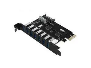 USB 3.0 7 Port PCI-E Express Card Sata to 15 Pin Extender Adapter Card Power Connector USB 3.0 7 Port PCI-E Express Card Sata to 15 Pin Extender Adapter Card Power Connector