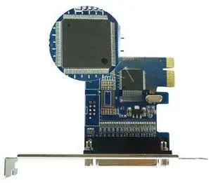 Parallel Port DB25 25Pin Printer to PCI-E Express Card Converter Adapter Parallel Port DB25 25Pin Printer to PCI-E Express Card Converter Adapter
