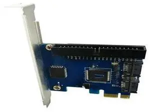 PCI-E to SATA2.0 raid card PCIe to dual SATA + IDE 40pin controller adapter PCI-E to SATA2.0 raid card PCIe to dual SATA + IDE 40pin controller adapter