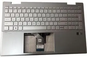 for Pavilion x360 15-ER Palmrest Fingerprint US Keyboard Backlit M45130-001 for Pavilion x360 15-ER Palmrest Fingerprint US Keyboard Backlit M45130-001
