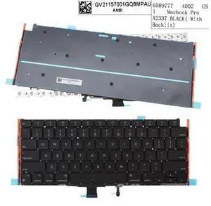 US Keyboard for Pro A2337 BLACK With Backlit US Keyboard for Pro A2337 BLACK With Backlit