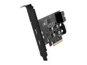 Efficient PCIE Expansion Card 10Gbps - 2 Port Type-C USB3.2 with Built-in Type-E and External USB3.0 19pin Efficient PCIE Expansion Card 10Gbps - 2 Port Type-C USB3.2 with Built-in Type-E and External USB3.0 19pin