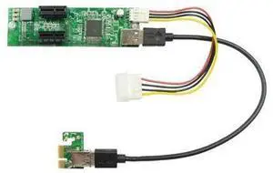 PCI-Express 1X To 2 Ports PCI-e 1X Multiplier Card PCI-Express 1X To 2 Ports PCI-e 1X Multiplier Card
