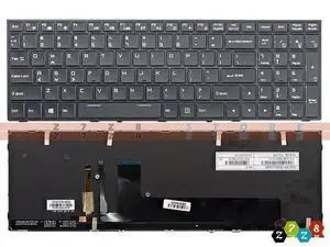 Laptop Keyboard For PowerSpec 1510 English US Black With Backlit Laptop Keyboard For PowerSpec 1510 English US Black With Backlit