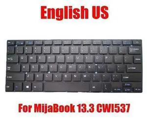 Laptop Keyboard For Chuwi MijaBook 13.3 CWI537 English US Black Without Frame Laptop Keyboard For Chuwi MijaBook 13.3 CWI537 English US Black Without Frame
