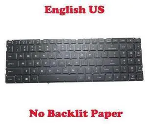 Laptop Keyboard For Eluktronics RP-15 15.6 United States Without Backlit Black Laptop Keyboard For Eluktronics RP-15 15.6 United States Without Backlit Black