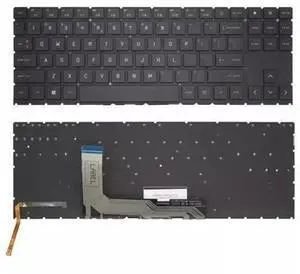 US Layout Backlit Replacement Keyboard for HP Omen 16-B Series 16-B0008CA Laptop US Layout Backlit Replacement Keyboard for HP Omen 16-B Series 16-B0008CA Laptop