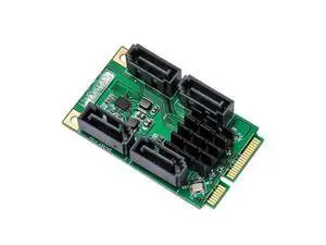 4 Port SATA III 6G Mini PCI Express Marvel 88SE9215 Controller Card 4 Port SATA III 6G Mini PCI Express Marvel 88SE9215 Controller Card