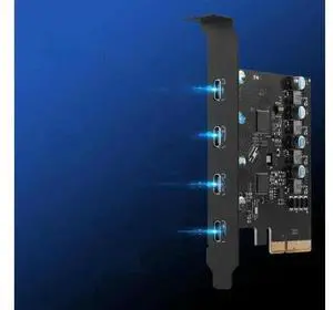Effortlessly Connect USB Type C Devices to Your with PCIe X4 to 4 Port USB3.2 Gen2 Type C Converter Card Effortlessly Connect USB Type C Devices to Your with PCIe X4 to 4 Port USB3.2 Gen2 Type C Converter Card