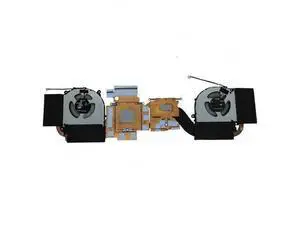Laptop CPU + GPU cooler with fan set, suitable for PC70DN2 PC70N-104 6-31-PC70N-102 5K 223052834 5K. 2230528 Laptop CPU + GPU cooler with fan set, suitable for PC70DN2 PC70N-104 6-31-PC70N-102 5K 223052834 5K. 2230528