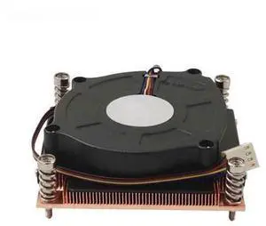 Suitable for 1U LGA115X CPU fan active cooler radiator suitable for LGA1150 LGA1151 LGA1200 75x75MM hole spacing 125W Suitable for 1U LGA115X CPU fan active cooler radiator suitable for LGA1150 LGA1151 LGA1200 75x75MM hole spacing 125W