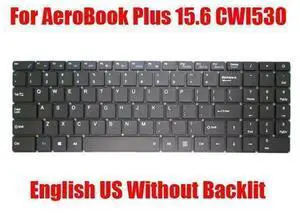 Laptop Replacement Keyboard For Chuwi AeroBook Plus 15.6 CWI530 English US Black Laptop Replacement Keyboard For Chuwi AeroBook Plus 15.6 CWI530 English US Black
