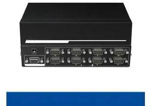 RS232 splitter 8 port Divider DB9 Serial RS232 Data Transfer Protocol COM with Power Adapter RS-232 female to male Converter RS232 splitter 8 port Divider DB9 Serial RS232 Data Transfer Protocol COM with Power Adapter RS-232 female to male Converter