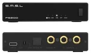 SMSL PS200PRO ES9039Q2M HiFi DAC, DSD512 PCM 32Bit/768kHz Digital to Analog Audio Converter, USB/Optical/Coaxial to Stereo RCA Output, MQA/MQA-CD Audio DAC for PC/PS5/Switch/Amp SMSL PS200PRO ES9039Q2M HiFi DAC, DSD512 PCM 32Bit/768kHz Digital to Analog Audio Converter, USB/Optical/Coaxial to Stereo RCA Output, MQA/MQA-CD Audio DAC for PC/PS5/Switch/Amp