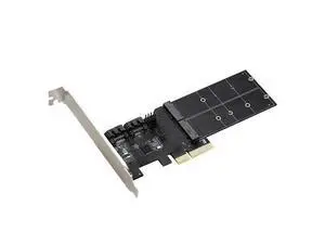 Adapter Card PCIE 3.0 X4 To 2 Port M.2 B-KEY Dual Port SATA Extension Chip ASM116 Converter Expansion PCI-E 4X M2 BKEY Add Card Adapter Card PCIE 3.0 X4 To 2 Port M.2 B-KEY Dual Port SATA Extension Chip ASM116 Converter Expansion PCI-E 4X M2 BKEY Add Card