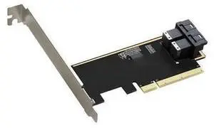 PCIE 8X To 2 ports U.2 SFF-8643 dual NVMe ssd pci-e x8 converter card sff8643 U2 Adapter PCIE 8X To 2 ports U.2 SFF-8643 dual NVMe ssd pci-e x8 converter card sff8643 U2 Adapter