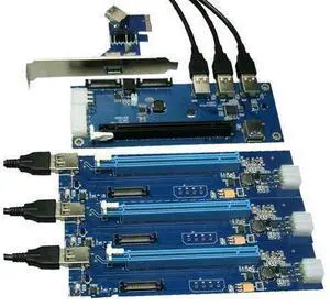 aad in card PCIe 1 to 4 PCI express 16X slots Riser Card PCI-E 1X to External 4 PCI-e slot Adapter PCIe Port Multiplier Card aad in card PCIe 1 to 4 PCI express 16X slots Riser Card PCI-E 1X to External 4 PCI-e slot Adapter PCIe Port Multiplier Card