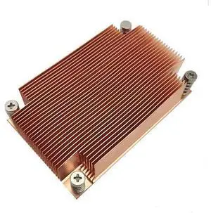 Copper CPU cooler LGA2011 narrow passive heatsink for 1U servers Copper CPU cooler LGA2011 narrow passive heatsink for 1U servers