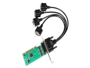 4 DB-9 Serial (RS-232) Ports PCI Controller Card with Fan-out Cable, IOC845 Chipset, Support Low Profile Bracket 4 DB-9 Serial (RS-232) Ports PCI Controller Card with Fan-out Cable, IOC845 Chipset, Support Low Profile Bracket