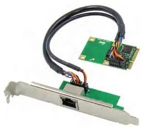 mini PCIe To Single Port RJ45 Gigabit Ethernet NIC Network Card 10/100/1000Mbps JL82574L Chipset Mini PCI-E mini PCIe To Single Port RJ45 Gigabit Ethernet NIC Network Card 10/100/1000Mbps JL82574L Chipset Mini PCI-E