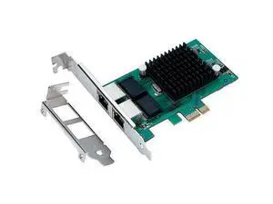 82575 Server Chipset Gigabit PCI-Express Network Card 1000M PCI-e Double RJ45 Port NIC Adapter 82575 Server Chipset Gigabit PCI-Express Network Card 1000M PCI-e Double RJ45 Port NIC Adapter