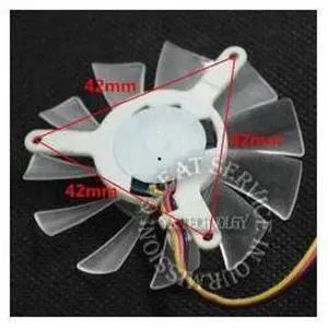 video card fanNew Graphics card fan 55mm diameter blades 42mm pitch video card fanNew Graphics card fan 55mm diameter blades 42mm pitch