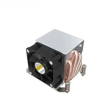 2U AM4 AM5 CPU cooler active heatsink with 4 heat pipes embedded 6025 4pin PWM high-speed fan 2U AM4 AM5 CPU cooler active heatsink with 4 heat pipes embedded 6025 4pin PWM high-speed fan
