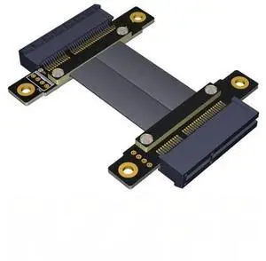 PCI-E 3.0 extension cable x4 male to male female to female pcie signal exchange cable gen3 full speed Flexible Flat Cable PCI-E 3.0 extension cable x4 male to male female to female pcie signal exchange cable gen3 full speed Flexible Flat Cable