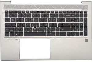For Elitebook 850 G8 Palmrest Upper US Keyboard Backlit M35816-001 Silver For Elitebook 850 G8 Palmrest Upper US Keyboard Backlit M35816-001 Silver