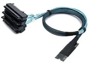 M. 2 Mkey SFF-8643 Contact To 4-port SAS SFF-8482 2-in-1 Server High-Speed Conversion Cable M. 2 Mkey SFF-8643 Contact To 4-port SAS SFF-8482 2-in-1 Server High-Speed Conversion Cable